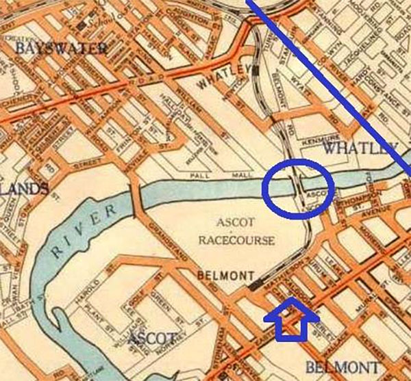 Old Street Map showing Railway Bridge and route.jpg